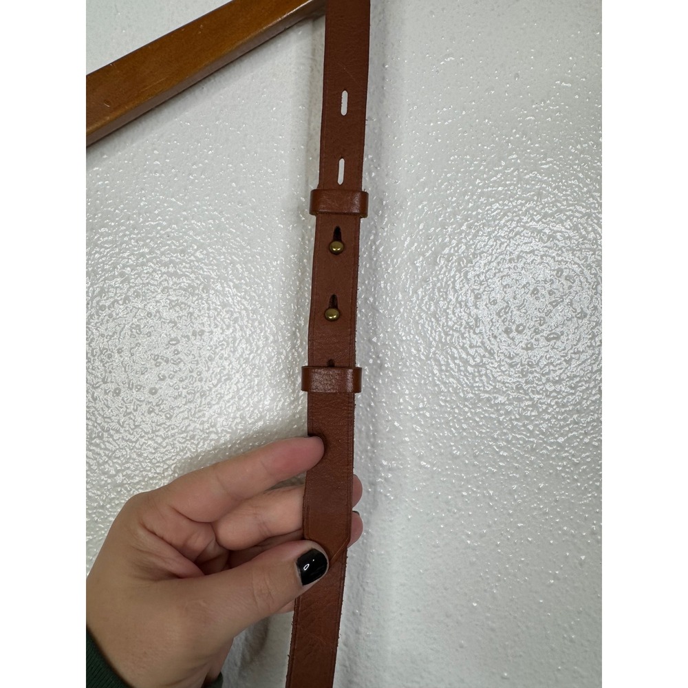 Madewell Transport Crossbody Bag English Saddle Brown Leather Monogram SEB - Picture 10 of 10